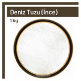 Tos The Organic Spices 1 kg 1. Kalite Doğal İnce Deniz Tuzu