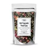 TOS The Organic Spices 100 gr Gül Yapraklı Yeşil Çay