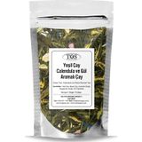 TOS The Organic Spices 100 gr Yeşil Çay | Calendula ve Gül Aromalı Çay