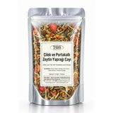 TOS The Organic Spices 250 gr Çilek ve Portakallı Zeytin Yaprağı Çayı