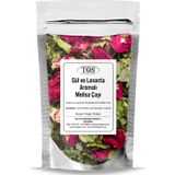 TOS The Organic Spices 250 gr Gül ve Lavanta Aromalı Melisa Çayı