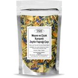 TOS The Organic Spices 250 gr Meyve ve Çiçek Karışımlı Zeytin Yaprağı Çayı