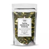 TOS The Organic Spices 250 gr Yeşil Çay | Calendula ve Gül Aromalı Çay