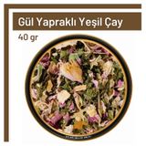 Tos The Organic Spices 40 gr Gül Yapraklı Yeşil Çay