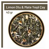 TOS The Organic Spices 40 gr Limon Otu ve Mate Yeşil Çay