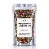 Tos The Organic Spices 40 gr Yeşil Çay Lavanta Gül ve Nane Çayı