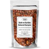 TOS The Organic Spices Balık ve Karides Baharat Karışımı 100 gr Fish and Shrimp Spice Blend - Premium Quality