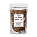 TOS The Organic Spices Çilek ve Biberli Rooibos Çayı 100 gr (1. Kalite), TOS1686P