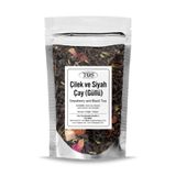 TOS The Organic Spices Çilek ve Siyah Çay (Güllü) 100 gr (1. Kalite), TOS1752P