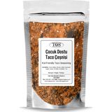 TOS The Organic Spices Çocuk Dostu Taco Çeşnisi 100 gr Kid-Friendly Taco Seasoning - Premium Quality | Baharat Karışımı