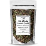 TOS The Organic Spices Fish & Chicks Barbekü Çeşnisi 250 gr Fish & Chicks BBQ Seasoning - Premium Kalite | Baharat Karışımı