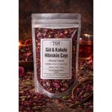 TOS The Organic Spices Gül & Kakule ve Hibisküs Çayı (Bitkisel Tisane) 40 gr (1. Kalite) Rose & Cardamom and Hibiscus Tea