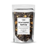 TOS The Organic Spices Gül Lavanta Siyah Çay 100 gr (1. Kalite) Rose Lavender Black Tea, TOS1908P