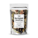 TOS The Organic Spices Mavi Kelebek Sarmaşıklı Zencefil Çayı 100 gr (1. Kalite) Blue Butterfly Pea Flower Ginger Tea, TOS2064P