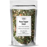 TOS The Organic Spices Pizza Topper Çeşni 100 gr Pizza Topper Seasoning - Premium Quality | Baharat Karışımı