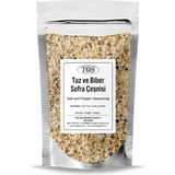 TOS The Organic Spices Tuz ve Biber Sofra Çeşnisi 250 gr Salt and Pepper Table Seasoning - Premium Quality