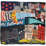 To's With Us Nyc Desenli Modal Kadın Şal - Standart