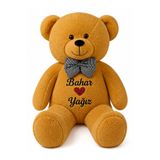 Tosbiş [ İSTENİLEN HER İSMİ OYUNCAĞA YAZIYORUZ ] Sevgiliye Özel Peluş Ayıcık Hardal-İsim Baskılı Peluş Oyuncak -Anneye ,Arkadaşa Özel Hediye (100 cm iki isim)