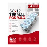 Toscana 56x12 TERMAL POS RULO 1 Paket 10 Adet TSE Belgeli Yazarkasa Pos Rulosu