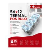Toscana 56x12 Termal POS RULO 5 Paket 50 Adet TSE Belgeli Yazarkasa Pos Rulosu