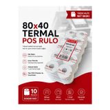 Toscana 80X40 Termal Rulo 20 Paket 200 Adet Tse Belgeli Yazarkasa Pos Rulosu