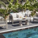 Toscana Bahçe Balkon Oturma Grubu 3+1+1+Seramik Sehpa