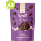 Toscani 2 x 60GR Sütlü Çikolata Kaplı Kuru Üzüm Draje Üzümlü Lezzetli Atıştırmalık - 60 gr