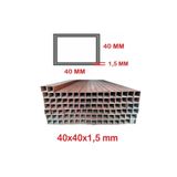 TOSÇELİK (1MT) Boyalı 40 X 40 X 1,5 Mm Kutu Profil Boru Metal 40x40x1,5 Demir