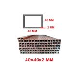 TOSÇELİK 40 x 40 x 2 mm(2 MT) Boyalı Profil (Demir) Metal