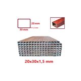 TOSÇELİK Boyalı (2mt) 20 x 30 x 1,5 mm Kutu Profil Boru Metal 20x30x1,5 Demir