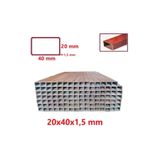 TOSÇELİK Boyalı (2mt) 20 x 40 x 1,5 mm Kutu Profil Boru Metal 20x40x1,5 Demir