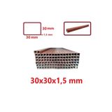 TOSÇELİK Boyalı (2mt) 30 x 30 x 1,5 mm Kutu Profil Boru Metal 30x30x1,5 Demir