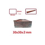 TOSÇELİK Boyalı (2mt) 30 x 30 x 2 mm Kutu Profil Boru Metal 30x30x2 Demir