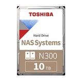 Toshiba 10TB N300 NAS Internal HDD - 3.5 inç SATA-3 512MB Cache 6GB/sn 7200RPM Dahili Sabit Sürücü 7/24 NAS Ünitesi Sunucu ve Güvenlik Diski (MN10ADA10TS)