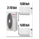 Toshiba 2M Multi Split Inverter Klima iç Üniteler 10.000 Btu/h + 16.000 Btu/h)