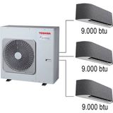 Toshiba 3m Haori Multi Klima 9.000+9.000+9.000 Btu/h(GRİ)