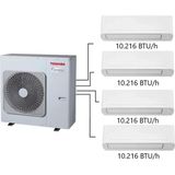 Toshiba 4m Multi Split Klima 10.000+10.000+10.000+ 10.000 Btu/h