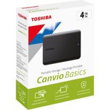 Toshiba 4TB Canvio Basic 2.5" Gen1 USB 3.2 Harici Harddisk (HDTB540EK3CA) - Siyah - 4 TB