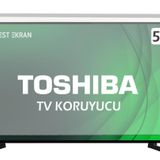 Toshiba 50UA2D63DT TV Ekran Koruyucu - Toshiba 50" inç Kırılmaz Ekran Koruma paneli Led Android smart