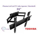 Toshiba 55Ua3e63dt 55" İnç Uydu Alıcılı 4K Ultra Hd Android Smart 138/139/140 Ekran Lcd Led Tv Hareketli Duvar Askı Aparatı