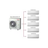 Toshiba 5M 10.000+10.000+10.000+ 10.000 +17.000 BTU/H Multi Split Klima