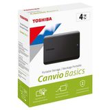 Toshiba Canvio Basic 4 TB Taşınabilir Disk USB 3.2 Yüksek Performanslı Hızlı Depolama GEN1-HDTB540EK3CA