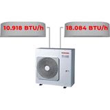 Toshiba Haori 2m Multi Split Klima 10.000+18.000 Btu/h A+++ - gri