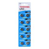 Toshiba LR44 / 1154 / AG13 / A76 Düğme Piller Uzun Ömürlü - LR44 / 1154 / AG13 / A76 1,5 V Alkalin Pil, İşitme Cihazları, Saatler, Küçük Elektronik Cihazlar ve Daha Fazlası için - Madeni Para Pil