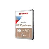 Toshiba N300 6TB 7200RPM SATA3 128MB 7/24 1-8 Yuvalı Nas İçin HDD