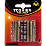Toshiba Pil Kalem Pil 4 Lü Kartela AA R6KG(M) BP-4TGTET 0018 0025