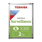 Toshiba S300 2 TB dahili sabit disk, gözetleme sistemleri için, HDD - Bulk (3,5 inç SATA 6 Gbit/s 5400 RPM 128 MB önbellek)
