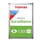 Toshiba S300 Gözetim AI 20TB 3.5 inç SATA HDD 7200 RPM 512MB Önbellek CMR