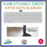 Toshiba Satellite C855-1N9 Beyaz Notebook Klavye