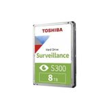 Toshiba Toshıba 3.5 S300 8tb 7200 Rpm 256MB Sata3 Pc HDD HDWT380UZSVA (7/24 Çalışma)